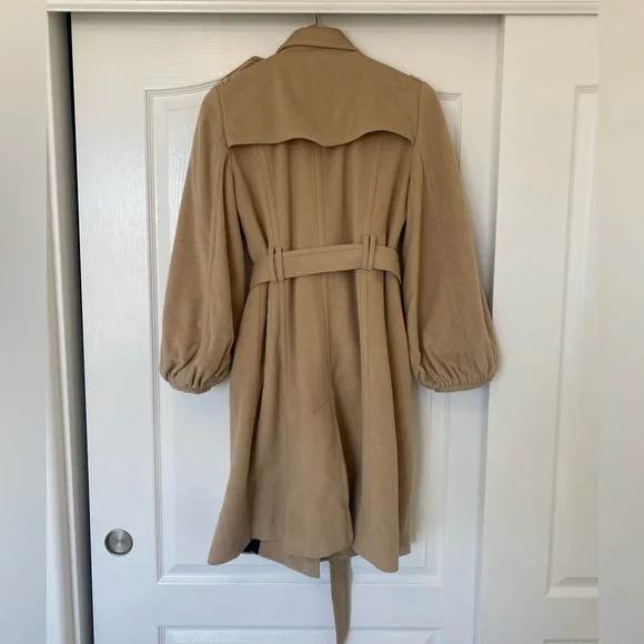 Banana Republic Tan Wool/Cashmere Coat - Picture 8 of 16